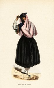 Jonge vrouw van Bogota, Colombia