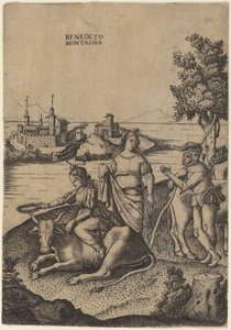 De verkrachting van Europa door Benedetto Montagna