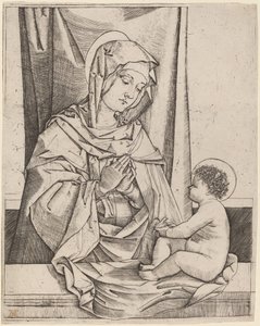 De Maagd en Kind door Benedetto Montagna