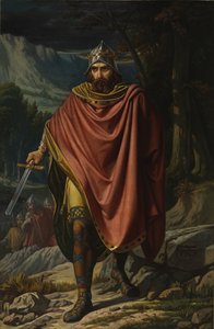 Witteric, Visigotische koning, midden 19e eeuw door Benito Soriano Murillo