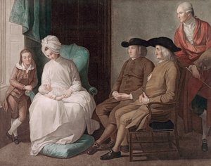De heer West en familie door G.S en J.G Facius, gedrukt in Londen door John Boydell