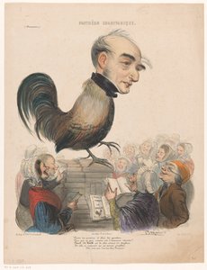 Karikatuur van Paul de Kock door Benjamin