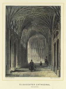 Kathedraal van Gloucester, de kloosters door Benjamin Baud