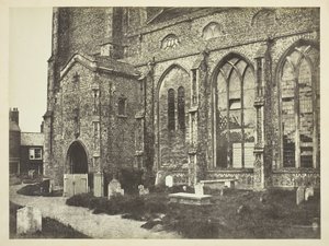 Zuidkant van Cromer Kerk, ca. 1850s door Benjamin Brecknell Turner