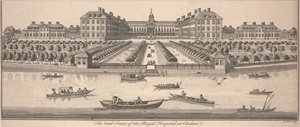 De Achterkant van het Koninklijk Ziekenhuis in Chelsea