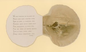 Illustratie voor boekje getiteld Zeeschelpen (kleur litho) door Benjamin D. Sigmund