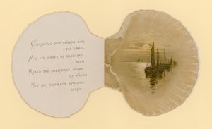 Illustratie voor boekje getiteld Zeeschelpen door Benjamin D. Sigmund