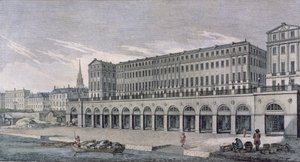 De Gebouwen genaamd de Adelphi, Londen, 1771 door Benjamin Green