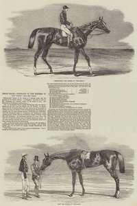 Epsom Races, portretten van de winnaars van de Derby en de Oaks door Benjamin Herring