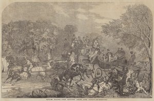 Epsom Races, de terugkeer van de Derby door Benjamin Herring
