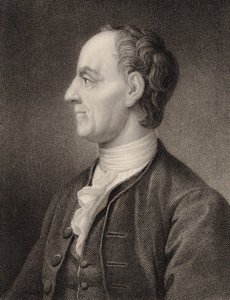Portret van de wiskundige Leonhard Euler 1707-1783, 1850 door Benjamin Holl