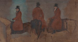 Studies van Ruiters in het Jachtveld door Benjamin Marshall