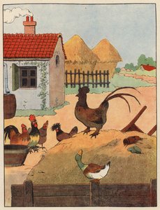 Illustratie voor Chantecler door Benjamin Rabier door Benjamin Rabier
