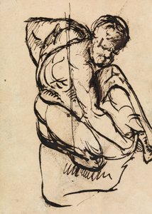 Figurenstudie van een naakte man door Benjamin Robert Haydon