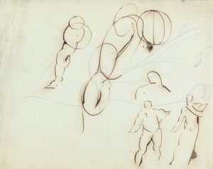 Figurenstudies door Benjamin Robert Haydon