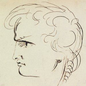 Portretstudie van een Jonge Man door Benjamin Robert Haydon