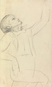 Studie van een zittende man door Benjamin Robert Haydon
