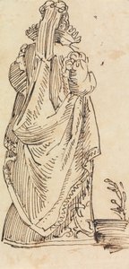 Studie van een vrouw, achteraanzicht door Benjamin Robert Haydon