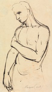 Studie van een jonge man door Benjamin Robert Haydon