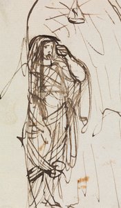Studie van de opstanding van Lazarus door Benjamin Robert Haydon