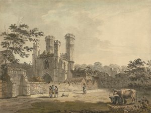 Zuidoostelijk Zicht op de Poort van het St. Augustinus Klooster, Canterbury, Kent