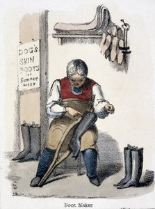 De schoenmaker, uit 