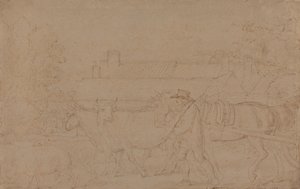Een Boerderij nabij Windsor door Benjamin West
