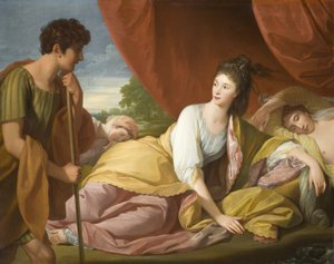 Cymon en Iphigenia door Benjamin West
