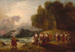 Telemachus en Calypso