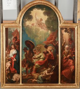 De bekering van St. Paulus, ca.1786 door Benjamin West