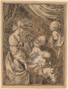 De Vlucht naar Egypte door Benjamin West