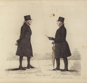 Eminente Edinburghers, ook bekend als Moderne Atheners, Robert Forsyth, Esq, Advocaat, John Shank More, Esq, LLD, Advocaat door Benjamin William Crombie