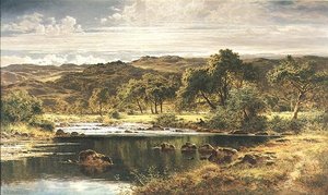 Een Heldere Middag, Noord-Wales door Benjamin Williams Leader