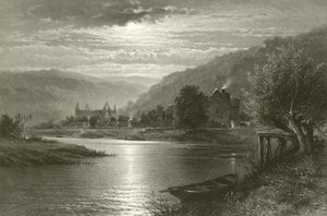 Tintern Abbey - Maanlicht op de Wye