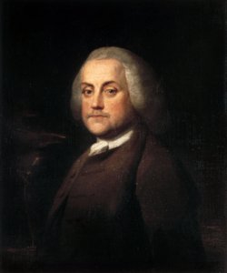 Benjamin Franklin door Benjamin Wilson