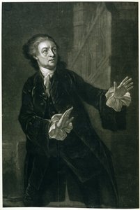 David Garrick (1717-79) als Hamlet