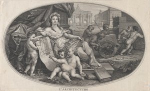 Architectuur, 1690 door Benoit Audran I