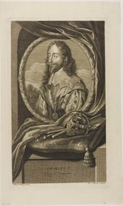 Karel I, koning van Engeland door Benoit Audran I