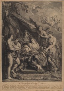 De geboorte van de koningin door Benoit Audran I