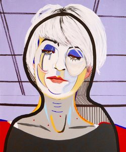 Het schip der dwazen : Sarah Lou, 2020 (olieverf op doek) door Benoit Erwann Boucherot
