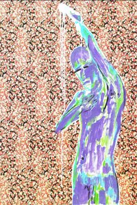 Passager 14, 2020 (acryl op gezeefdrukt Japans papier)