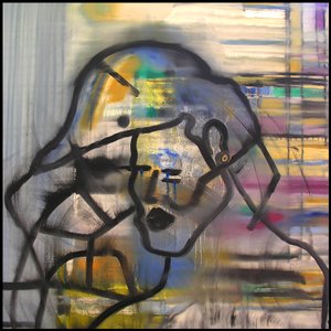 Surautoportret 1, 2003 (olieverf op doek) door Benoit Erwann Boucherot