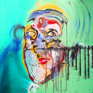Surportret : Brigitte Bardot  Albert Einstein, 2005 (olieverf op doek) door Benoit Erwann Boucherot
