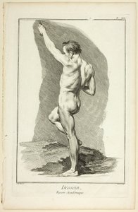 Ontwerp: Academische Figuur, uit Encyclopédie door Benoit Louis Prevost