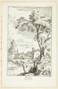 Ontwerp: Landschapsstudie, uit Encyclopédie door Benoit Louis Prevost