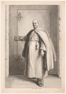 Portret van Blaise de Sainte Marie Donat door Benoît Audran (II)