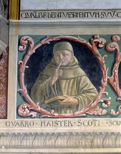 John Duns Scotus (c.1265-c.1308) 1450 door Benozzo di Lese di Sandro Gozzoli