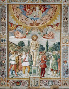 Martelaarschap van St. Sebastian door Benozzo di Lese di Sandro Gozzoli