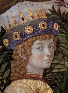 De reis van de wijzen (detail) door Benozzo di Lese di Sandro Gozzoli