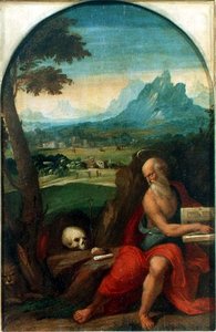 St. Hiëronymus door Benvenuto Tisi da Garofalo